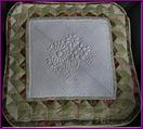 coussin de lit -boutis dans patchwork