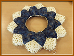 Couronne bleue de Noël