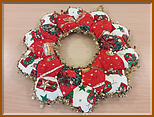 Couronne rouge de Noël