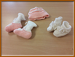 Layette rose et blanche